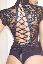 Load image into Gallery viewer, Stylish Lace See-through Sexy Backless Laced Slim-fit Stretch Bodysuit