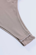 Load image into Gallery viewer, Solid color stretch adjustable straps sexy stylish bodysuit - blush
