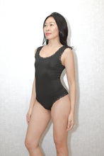 Load image into Gallery viewer, Lace Weave Stitching Open Back Bodysuit