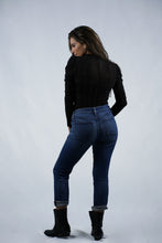 Load image into Gallery viewer, Mock-neck Sheer Glitter Bodysuit