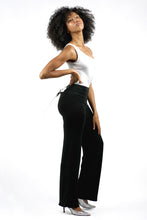 Load image into Gallery viewer, One Shoulder Metallic Skinny Bodysuit