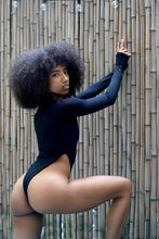 Load image into Gallery viewer, Stylish zip-up tight high stretch thumb hole thick bodysuit