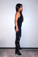 Load image into Gallery viewer, Basic Black Form-fitting Unitard Bodysuit