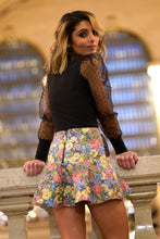 Load image into Gallery viewer, Patchwork Mesh See Through Sleeve Bodysuit