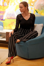 Load image into Gallery viewer, Lace Panel Form-Fitted Bodysuit