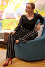 Load image into Gallery viewer, Lace Panel Form-Fitted Bodysuit