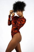 Load image into Gallery viewer, Sheer Mesh Geometric Bodysuit