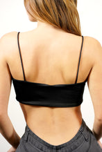 Load image into Gallery viewer, Solid Fitted Crop Cami Top