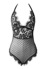 Load image into Gallery viewer, Eyelash Lace See Through Teddy Bodysuit