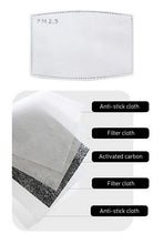 Load image into Gallery viewer, Waterproof Anti Dust Mask with Disposable Mask Filter - Red