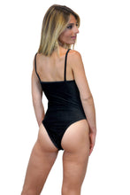 Load image into Gallery viewer, Sling All Seasons Corduroy Stretch bodysuit - Black