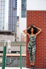 Load image into Gallery viewer, Basic Camo Form-fitting Unitard Bodysuit