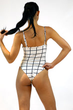 Load image into Gallery viewer, Plaid Cami Skinny Bodysuit