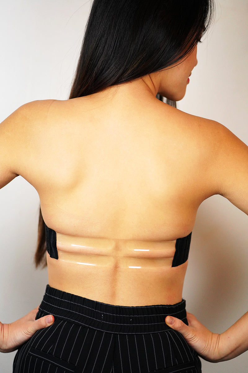 Invisible Strap Double Shoulder Strap Bra – Bodysuitsme